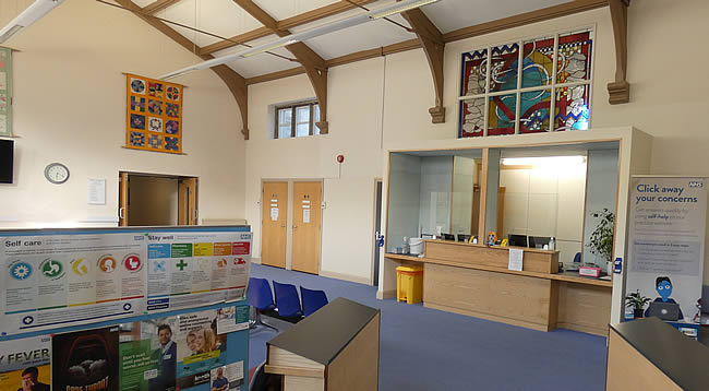 Abbey Surgery Reception and Waiting Area